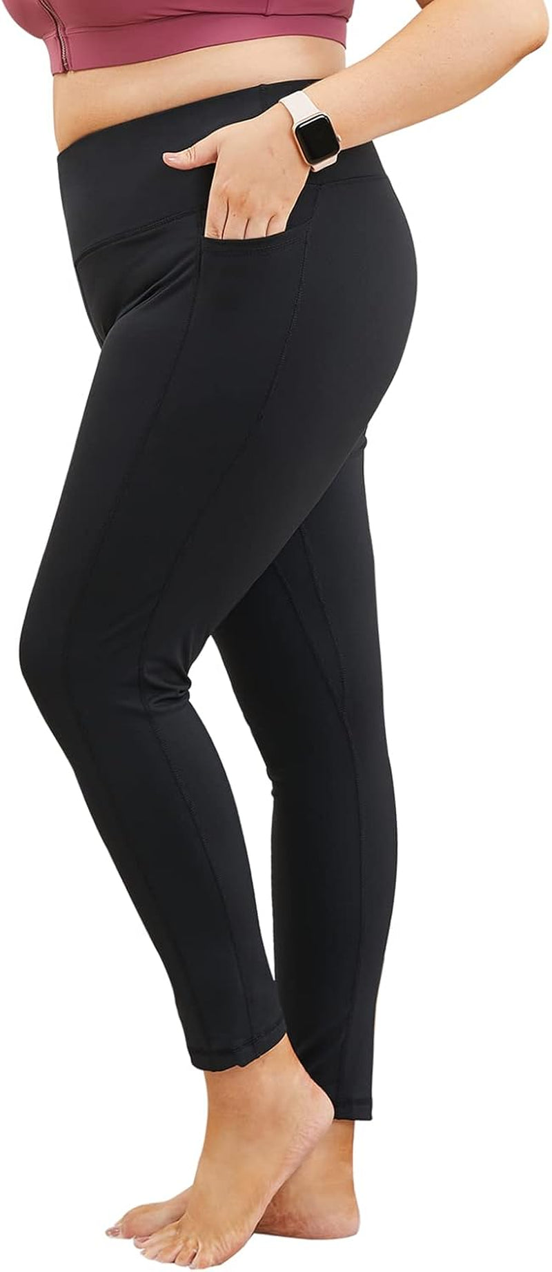 Womens Capri Yoga Pants plus Size Breathable Mesh Splice Tummy Control Best Long Workout Fitness Pants