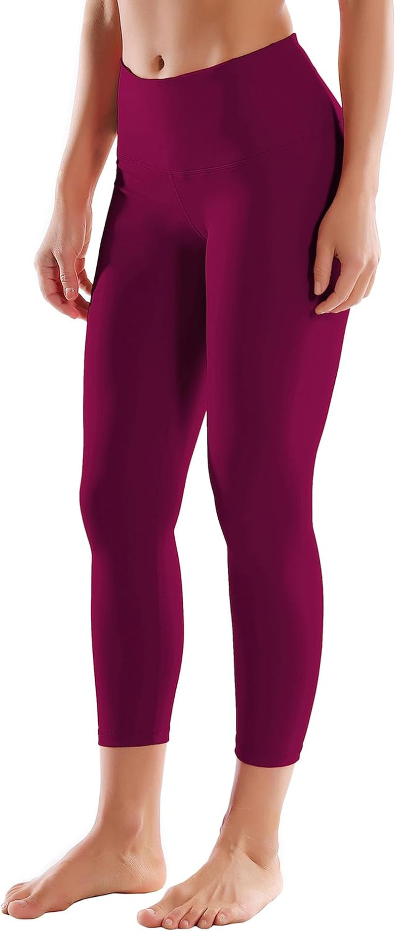 25"/26"/27"/28" Basic/Super High Waist/Embossed Pattern Yoga Pants Running Workout Leggings Tummy Control