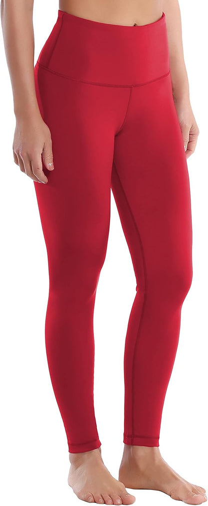 25"/26"/27"/28" Basic/Super High Waist/Embossed Pattern Yoga Pants Running Workout Leggings Tummy Control