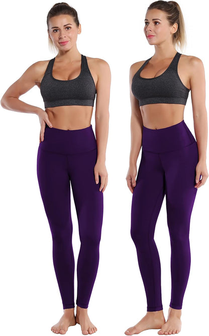 25"/26"/27"/28" Basic/Super High Waist/Embossed Pattern Yoga Pants Running Workout Leggings Tummy Control