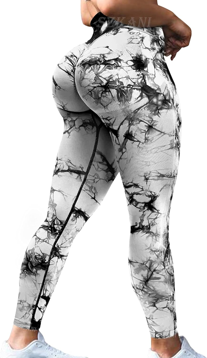 Butt Lifting Leggings for Women Booty High Waisted Workout Yoga Pants Scrunch Butt Gym Seamless Booty Tight