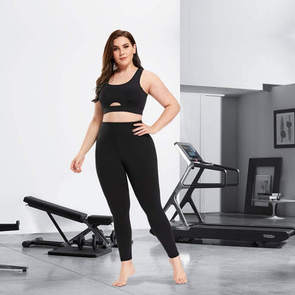 Womens Capri Yoga Pants plus Size Breathable Mesh Splice Tummy Control Best Long Workout Fitness Pants