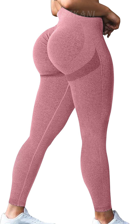 Butt Lifting Leggings for Women Booty High Waisted Workout Yoga Pants Scrunch Butt Gym Seamless Booty Tight