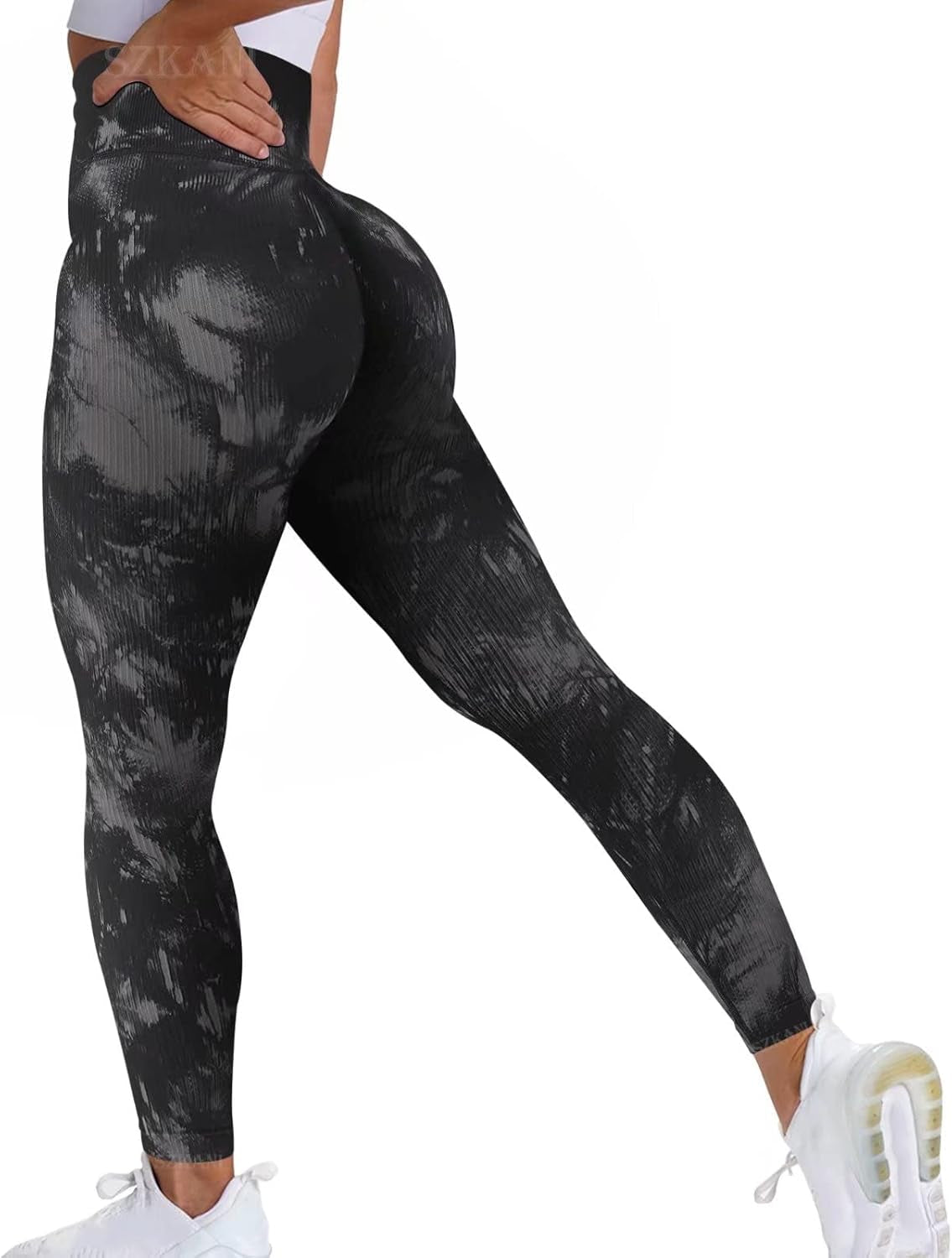 Butt Lifting Leggings for Women Booty High Waisted Workout Yoga Pants Scrunch Butt Gym Seamless Booty Tight