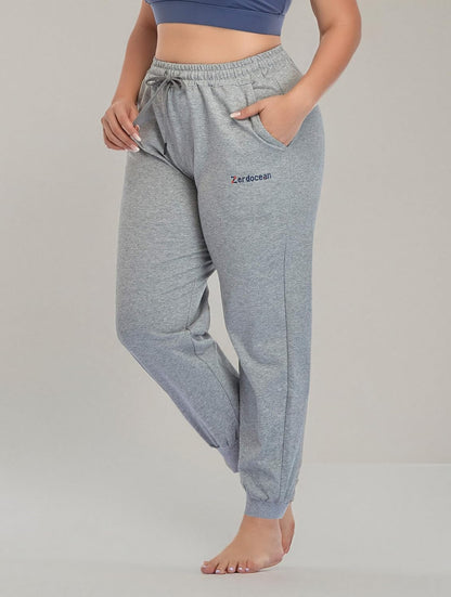 Women'S plus Size Joggers Pants Active Sweatpants Tapered Workout Yoga Lounge Pants with Pockets