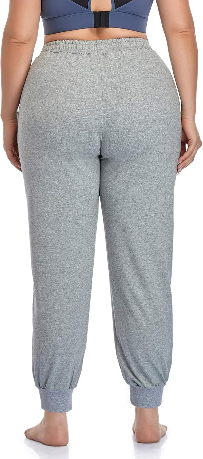 Women'S plus Size Joggers Pants Active Sweatpants Tapered Workout Yoga Lounge Pants with Pockets