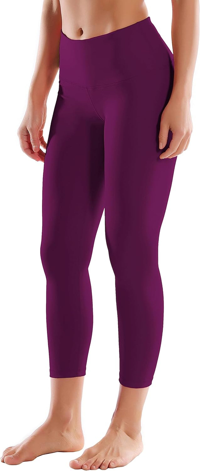 25"/26"/27"/28" Basic/Super High Waist/Embossed Pattern Yoga Pants Running Workout Leggings Tummy Control