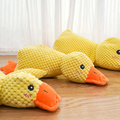 Dog Calming Duck Pet Plush Toy with Quacking Sound Calming Duck Dog Toy Chew Toy Dog Stuffed Animals Chew Toy for Dogs
