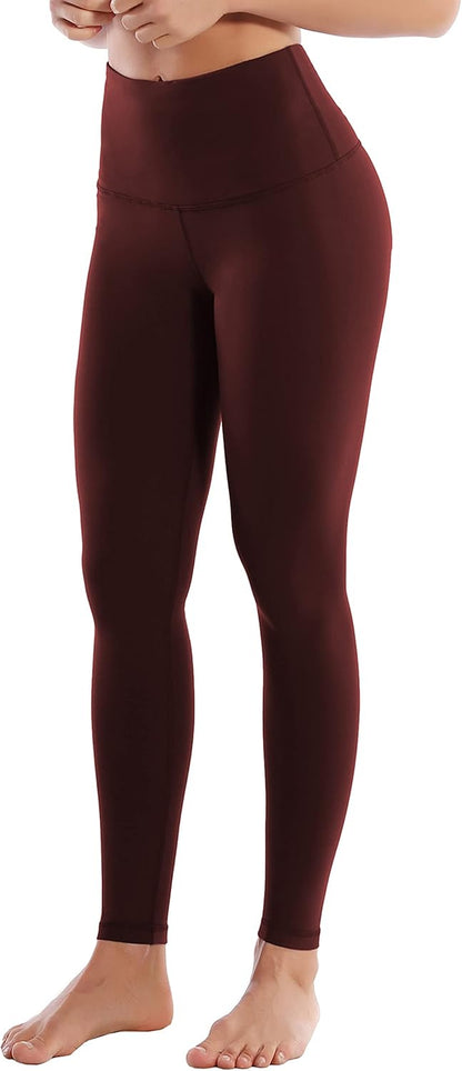 25"/26"/27"/28" Basic/Super High Waist/Embossed Pattern Yoga Pants Running Workout Leggings Tummy Control