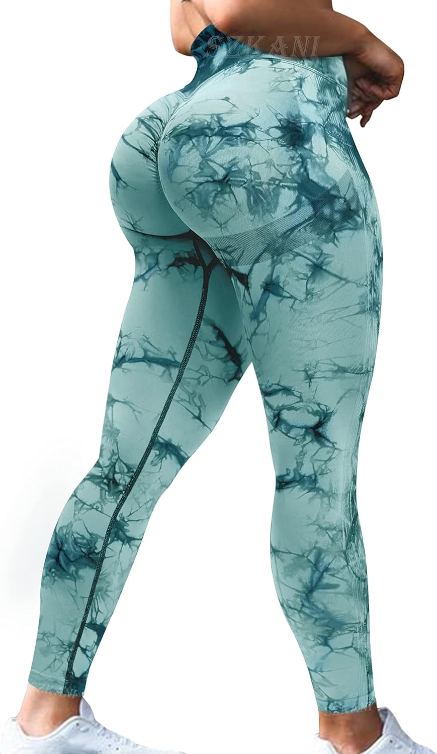 Butt Lifting Leggings for Women Booty High Waisted Workout Yoga Pants Scrunch Butt Gym Seamless Booty Tight