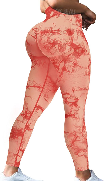 Butt Lifting Leggings for Women Booty High Waisted Workout Yoga Pants Scrunch Butt Gym Seamless Booty Tight