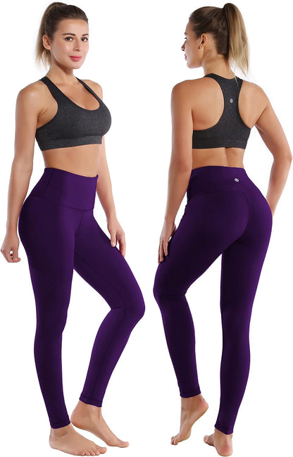 25"/26"/27"/28" Basic/Super High Waist/Embossed Pattern Yoga Pants Running Workout Leggings Tummy Control